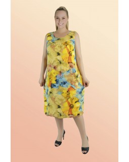 Плаття зі штапелю 032