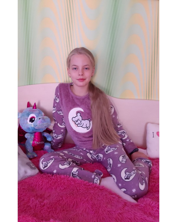 Детская пижама флис-махра "Медвежонок"