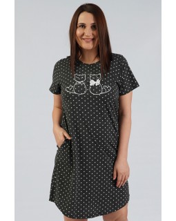 Молодіжна нічна сорочка Vienetta CATS DGray 5110080-foto2