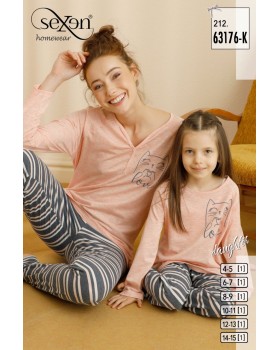 Пижама для девочек Sexen 63176-K