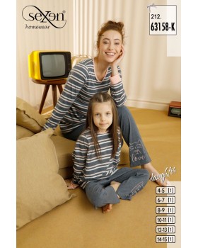 Пижама для девочек Sexen 63158-K