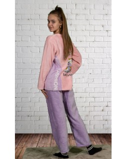 Тепла махрова піжама на зиму -foto2