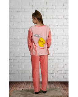 Тепла махрова піжама на зиму -foto2