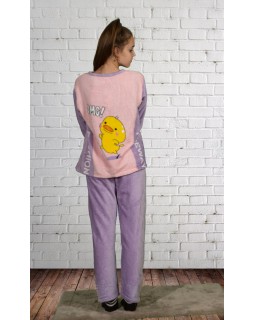 Тепла махрова піжама на зиму -foto2