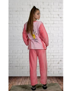 Тепла махрова піжама на зиму -foto2