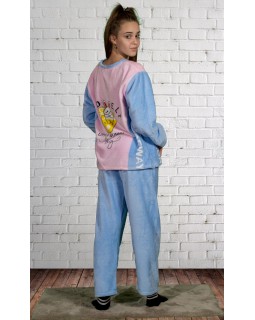 Тепла махрова піжама на зиму -foto2