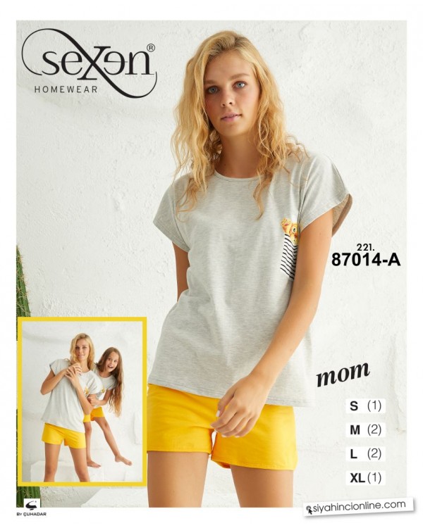 Пижама с шортами Sexen 87014-A