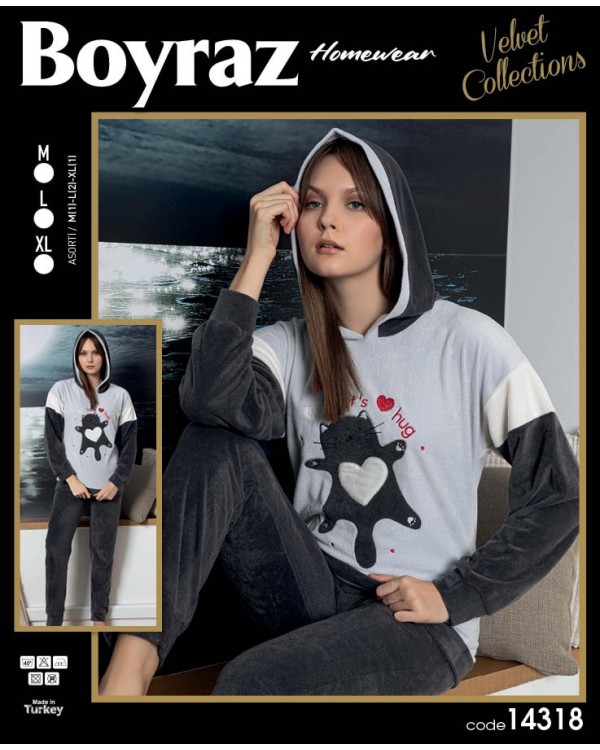 Молодіжна піжама Boyraz homewear Velvet collection 14318