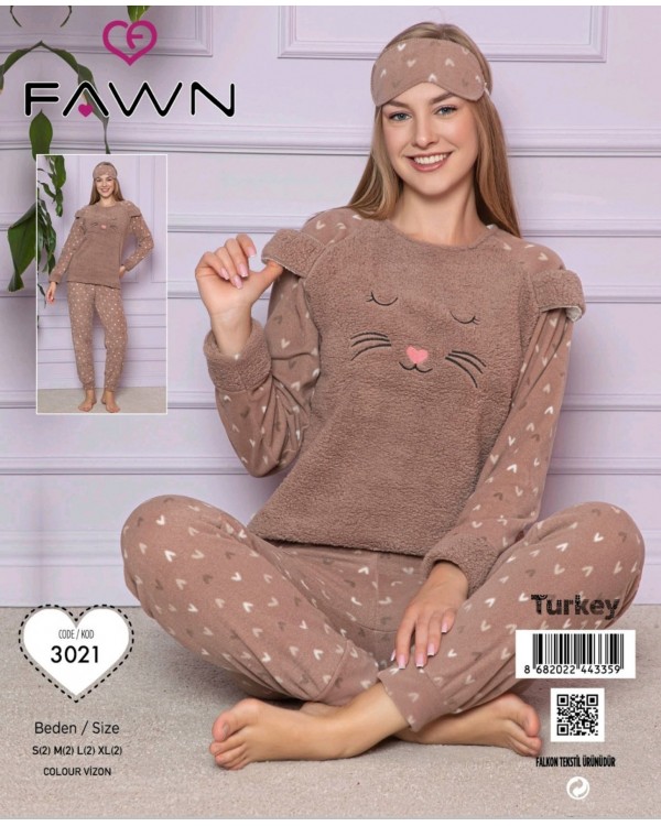 Флісова молодіжна піжама Fawn 3021