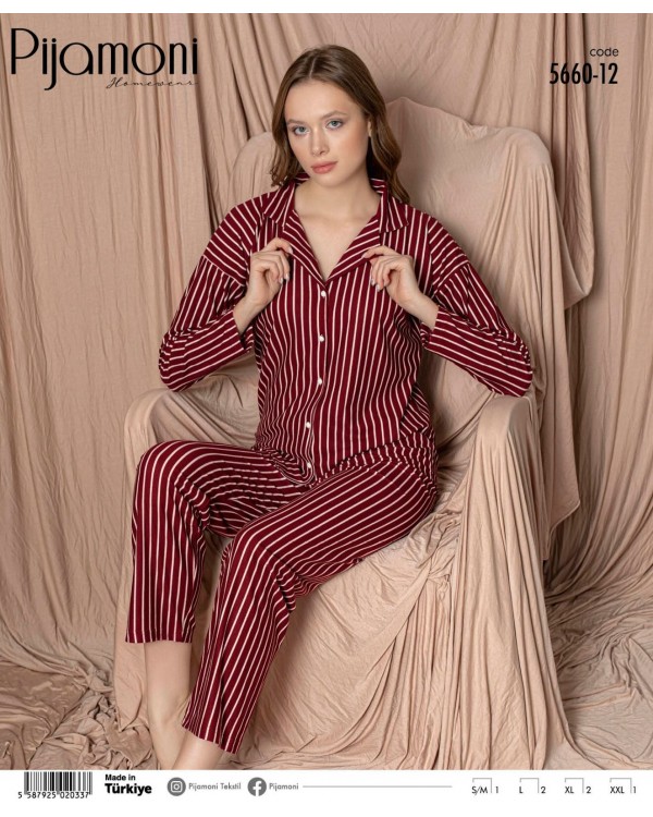 Піжама з брюками Pijamoni 5660-12