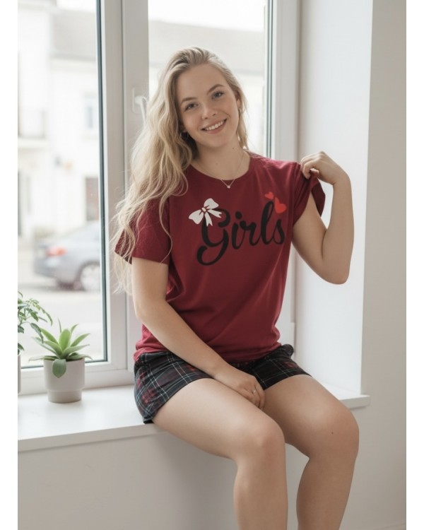 Парная семейная молодежная пижама 6620-2