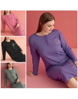 Нічна сорочка на довгий рукав Lila-foto4