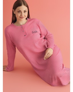 Нічна сорочка на довгий рукав Lila-foto2