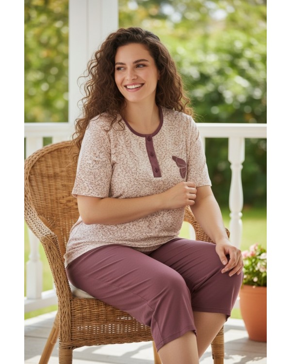 Жіноча піжама з бріджами Sevgi