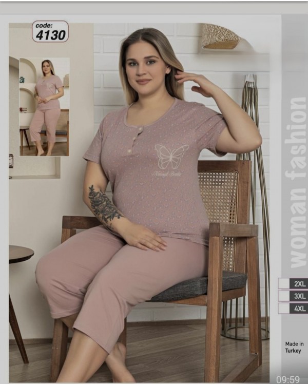 Жіноча піжама з бріджами Sevgi 4130