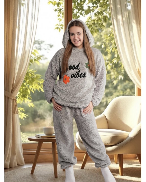 Тепла піжамка з капюшоном ,,TEDDY,,