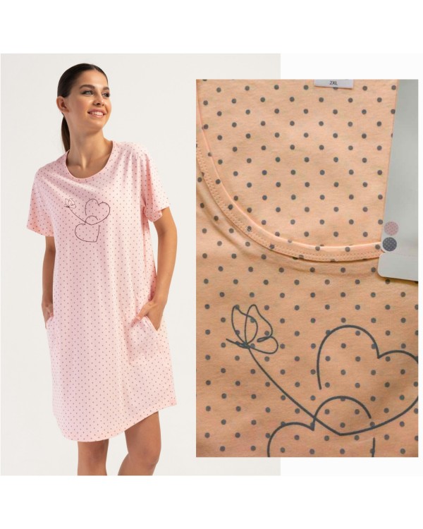 Женская ночная сорочка больших размеров Vienetta Женская ночная сорочка больших размеров Vienetta