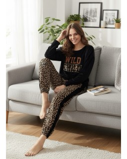 Тепла велюрова піжамка .ELIZ