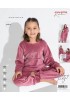 Підліткова велюрова піжама для дівчат 