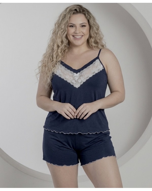Жіноча піжама великих розмірів Caroline 9021 Жіноча піжама великих розмірів Caroline 9021