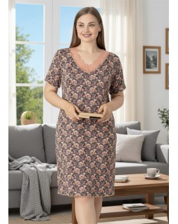 Жіноча сорочка великого розміру ISIK 3100-006