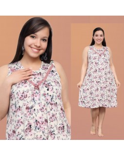 сорочка великих розмірів з мереживом.Nicoletta 70219