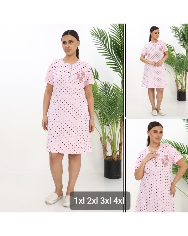 Хлопковая женская ночная сорочка MM60