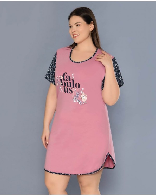 Молодіжна сорочка великих розмірів Rubina Secret 7145