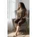 Молодіжна піжама з бріджами великих розмірів Nicoletta 36078