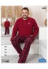 Флисовая пижама больших размеровSNC Homewear 3447