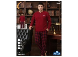 Флисовая пижама больших размеровSNC Homewear 3447
