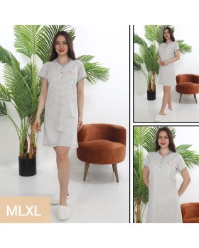 Хлопковая женская ночная сорочка MM61