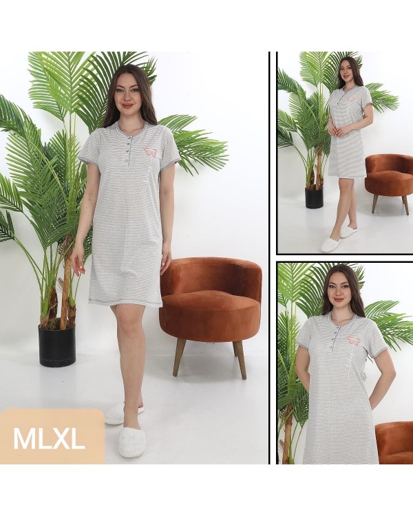 Хлопковая женская ночная сорочка MM61