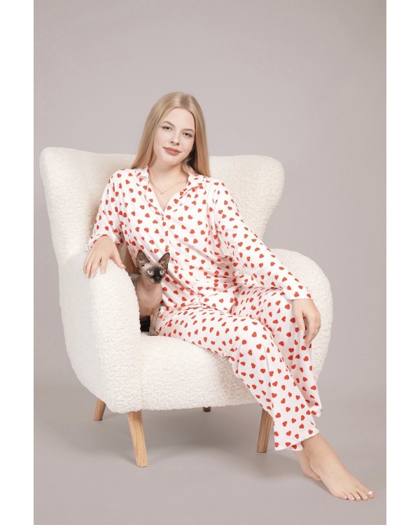 Піжама на гудзиках.Мікробайка 9054 Піжама на гудзиках.Мікробайка 9054