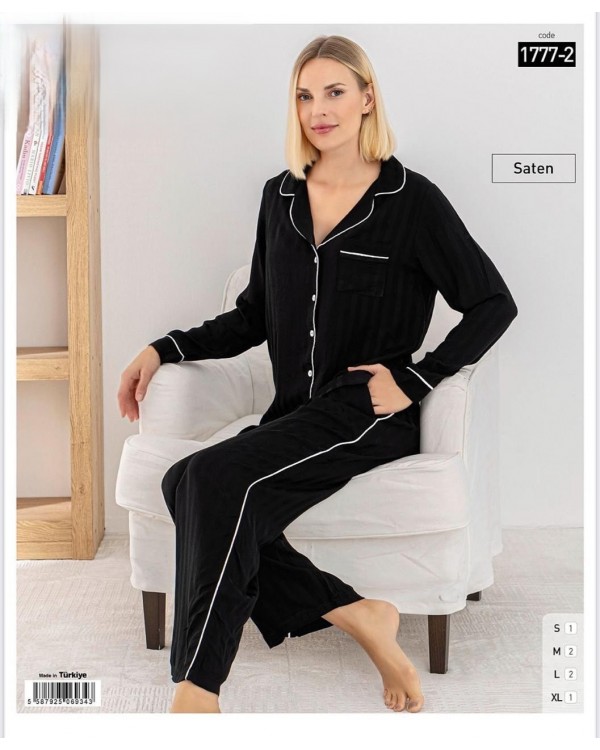 Піжама з брюками Saten, DOFI (Pijamoni) 1777-2