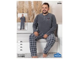 Флісова піжама великих розмірів SNC Homewear 3446