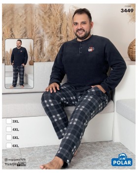 Флисовая пижама больших размеровSNC Homewear 3449