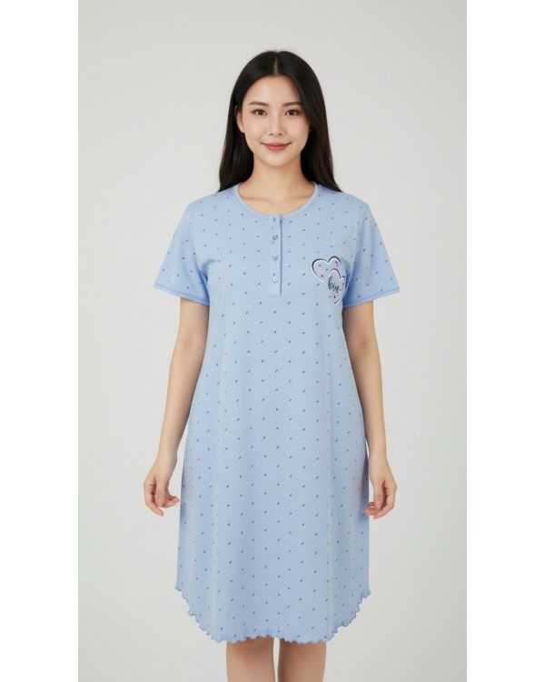 Бавовняна жіноча нічна сорочка MM22