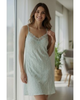 Нічна сорочка великих розмірів Caroline 25892