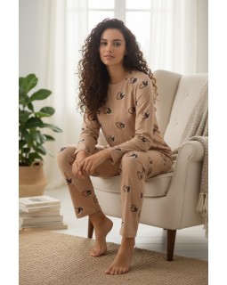 Жіноча піжама на гудзиках. Мікробайка Boyraz 0693