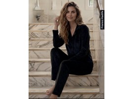 Жіноча велюрова піжама на гудзиках LANA 467-18
