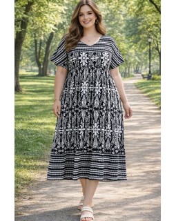 Літнє  плаття штапель 2611-2