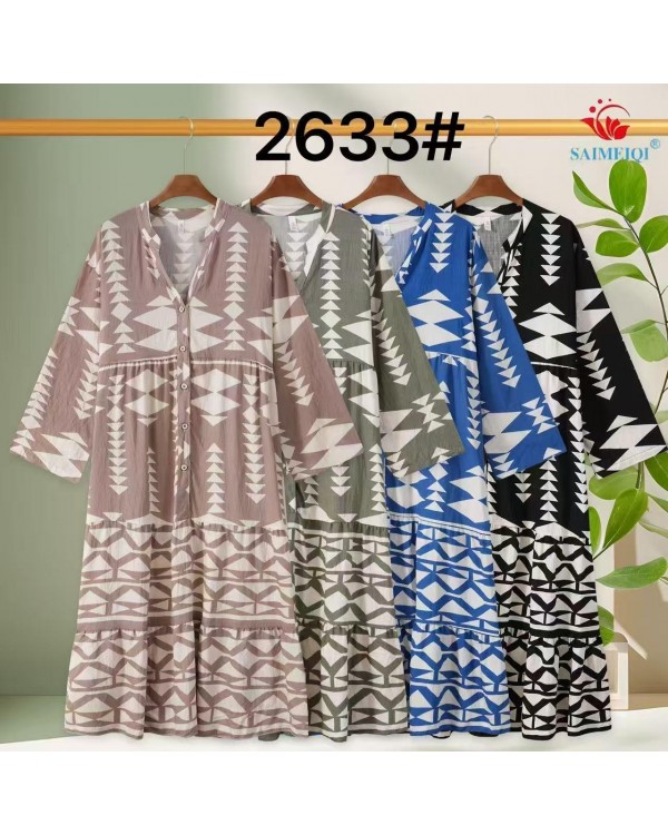 Летнее платье штапель 2633