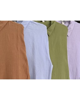 Туніка на гудзиках.муслін.Saimeiqi 2526-foto2