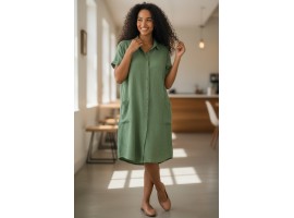 Туніка на гудзиках.муслін.Saimeiqi 2526