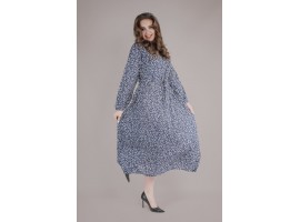 Молодіжне плаття з капюшоном штапель 8042-foto3