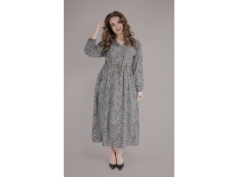Молодіжне плаття з капюшоном штапель 8042-foto2