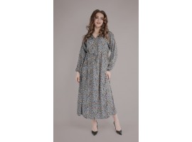 Молодіжне плаття з капюшоном штапель 8042-foto3