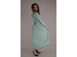 Молодіжне плаття з капюшоном штапель 8042-foto2