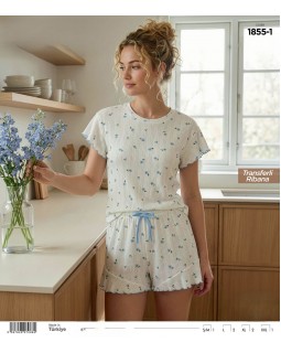 Женская пижама с шортами  Pigamoni 1855-1